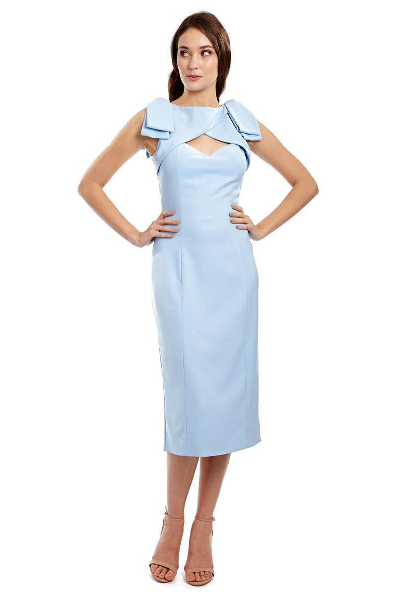 AUDREY DRESS - BLUE - GEORGY COLLECTION