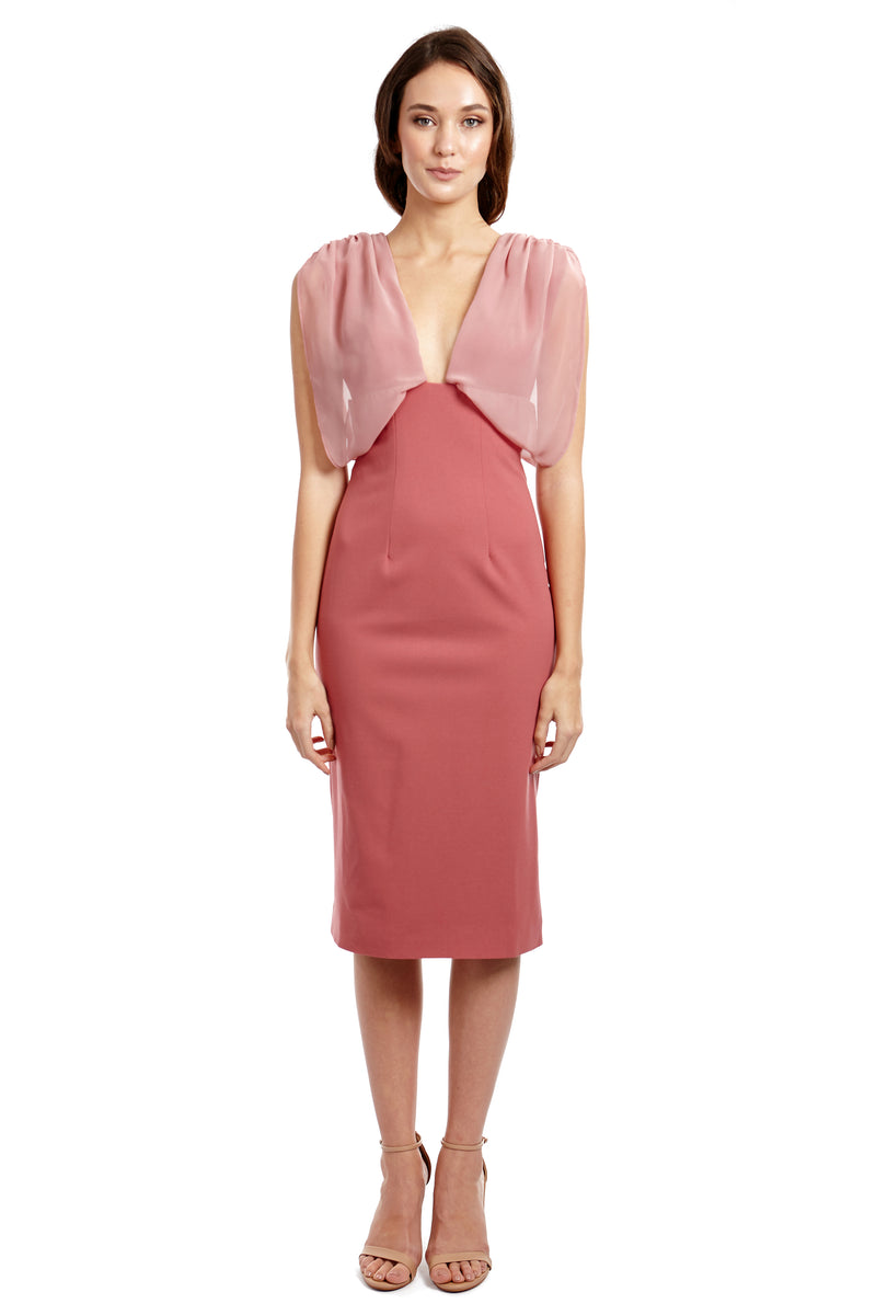 MISHONE DRESS - PINK - GEORGY COLLECTION