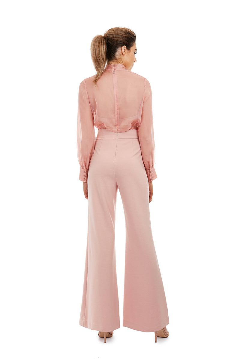 OLIVIA PANTSUIT - PINK - GEORGY COLLECTION