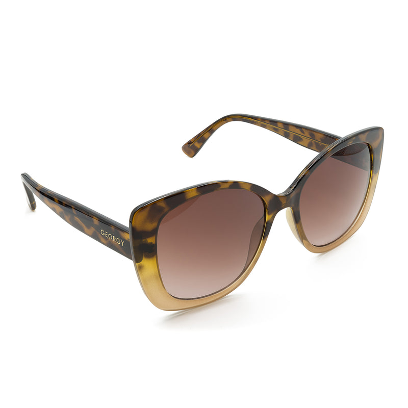 BIANCA SUNGLASSES - TORT - GEORGY COLLECTION